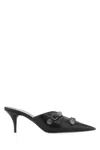 Balenciaga Cagole 90 Pointed Mules In Lamb Leather