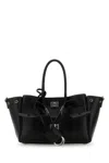 Balenciaga Women's Leather Carry All Bel Air Shopping Bag