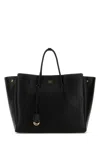 Balenciaga Women Black Leather Mini Carry All Hampton Shopping Bag