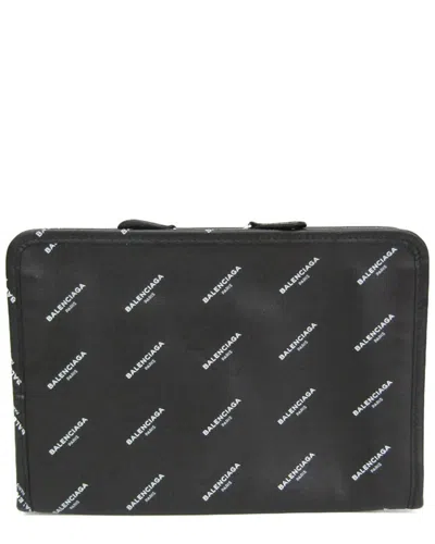 Balenciaga Black Leather Clutch (authentic Pre-loved)