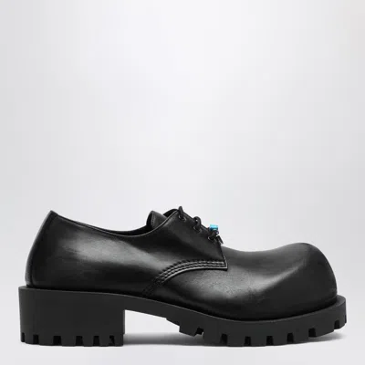 BALENCIAGA BALENCIAGA BLACK LEATHER DERBY HUMMER
