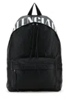 Balenciaga Crinkle Effect Backpack In Black