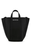 Balenciaga Black Leather Everyday Xs Handbag In Black