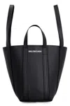 Balenciaga Black Leather Everyday Xs Handbag In Black