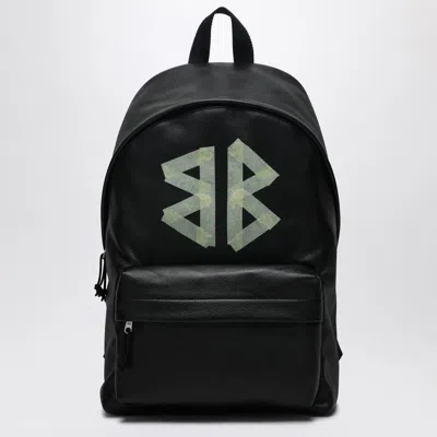 Balenciaga Black Leather Explorer Backpack