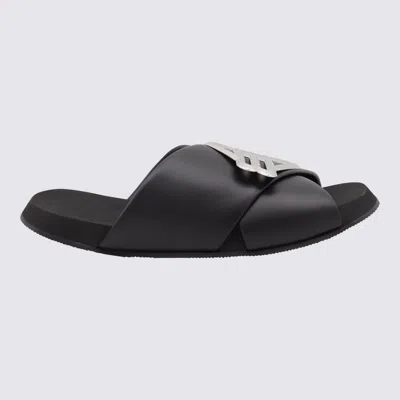 Balenciaga Black Leather Flats