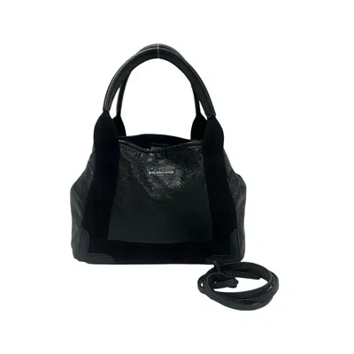 Pre-owned Balenciaga Black Leather Handbag Shoulder Bag ()