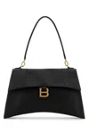 Balenciaga Top Handle Shoulder Bags With Gold-tone Hardware In Black