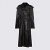 Balenciaga Black Leather Jacket In Black