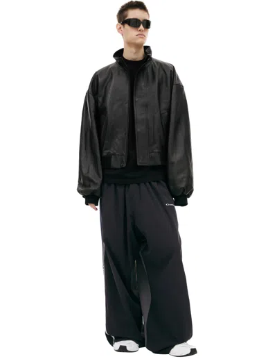 Balenciaga Black Leather Jacket