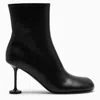 Balenciaga Black Leather Lady Ankle Boots