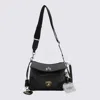 Balenciaga Black Leather Lamborghini Rodeo Shoulder Bag In Black