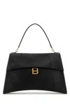 Balenciaga Top Handle Shoulder Bags With Gold-tone Hardware In Black