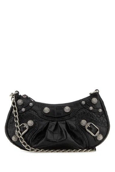 Balenciaga Borsa Le Cagole Mini Con Catena Da Donna In Nero In Black