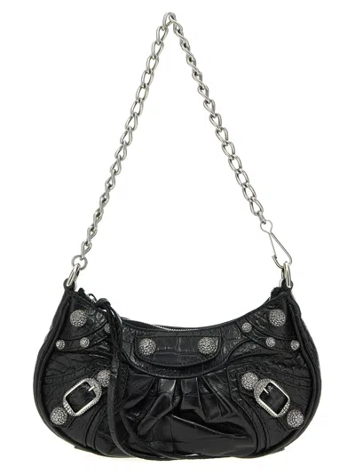 Balenciaga Black Leather Le Cagole Mini Handbag
