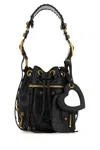 Balenciaga ‘le Cagole Xs' Strass Studded Croc-effect Leather Bucket Bag