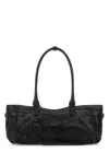 Balenciaga Shoulder Bag Le City East-west In Lambskin. In Black