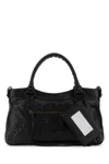 Balenciaga Le City First Leather Tote Bag In Black