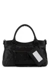 Balenciaga Le City First Leather Tote Bag In Black