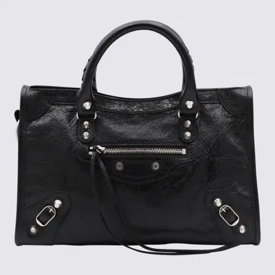 Balenciaga Black Leather Mini City Bag