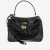Balenciaga Black Leather Mini Rodeo Handbag