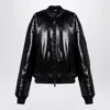Balenciaga Ostrich-effect Bomber Jacket