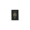 Balenciaga Black Leather Passport Holder In Black