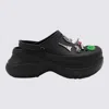 Balenciaga Black Leather Sandals