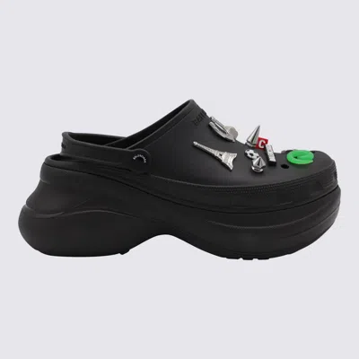 BALENCIAGA BALENCIAGA BLACK LEATHER SANDALS