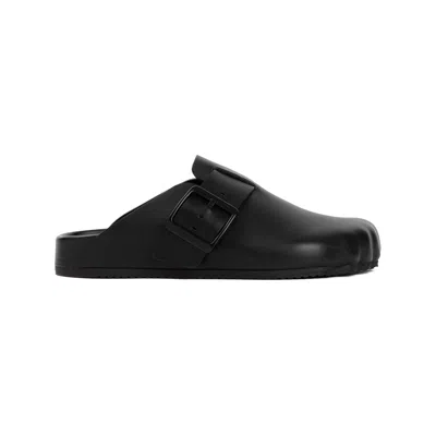 Balenciaga Black Leather Sandals For Women