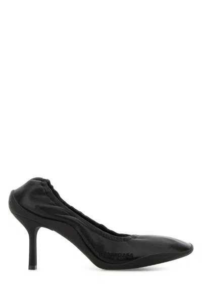 BALENCIAGA BALENCIAGA BLACK LEATHER SHIBUYA PUMPS