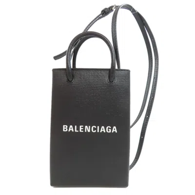 Pre-owned Balenciaga Black Leather Shoulder Bag ()
