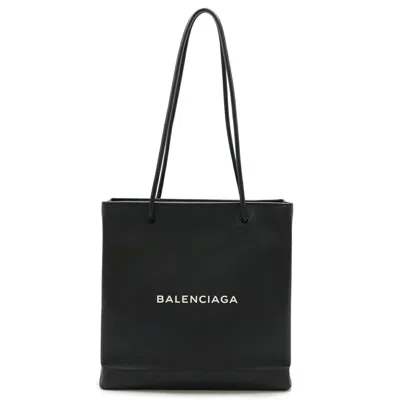 Pre-owned Balenciaga Black Leather Shoulder Bag Tote Bag ()