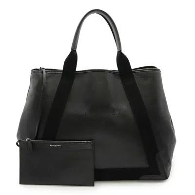 Pre-owned Balenciaga Black Leather Shoulder Bag Tote Bag ()