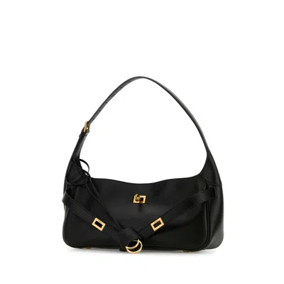 Balenciaga Black Leather Small Bel Air Shoulder Bag