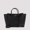 Balenciaga Women Black Leather Mini Carry All Hampton Shopping Bag In Black