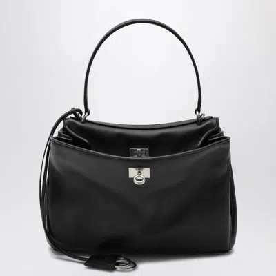 Balenciaga Black Leather Small Rodeo Handbag
