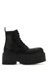 Balenciaga Chunky Ankle Boots Platform Sole In Black