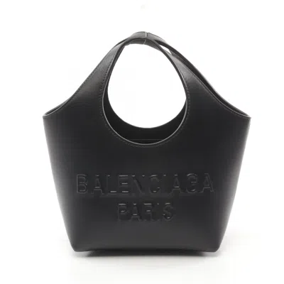 Pre-owned Balenciaga Black Leather Tote Bag ()
