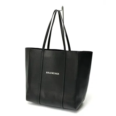 Pre-owned Balenciaga Black Leather Tote Bag ()