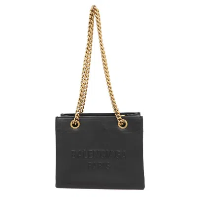 Pre-owned Balenciaga Black Leather Tote Bag ()