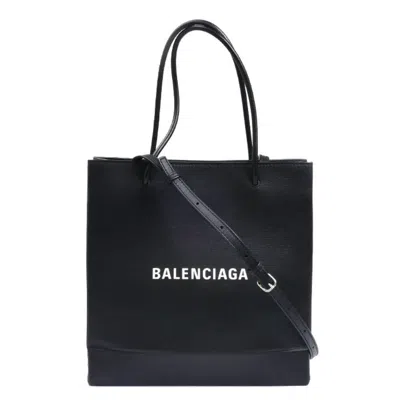 Pre-owned Balenciaga Black Leather Tote Bag ()