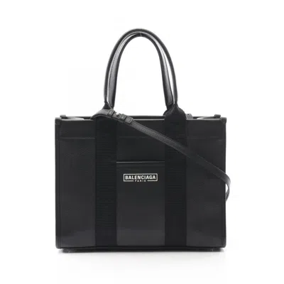 Pre-owned Balenciaga Black Leather Tote Bag ()