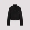 Balenciaga Denim Jacket With Chest And Lateral Pockets In Black