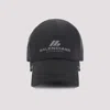 Balenciaga Polyester Cap In Black
