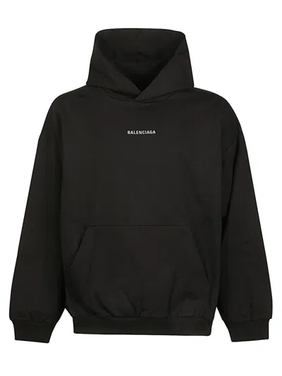 Balenciaga Logo-print Hoodie In Multi