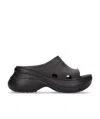 Balenciaga 85mm Rubber Pool Slide Sandals