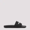 Balenciaga Logo-embossed Pool Slides In Black