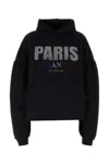 Balenciaga Women's Cotton Sweatshirt In Black