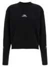 Balenciaga Knitwear Crew Neck Sweater In Black